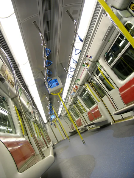 Interior of a modern train — Stock Photo, Image