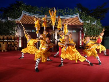 Shaolin Tapınağı Çin'in np360 gerçekleştirdiği