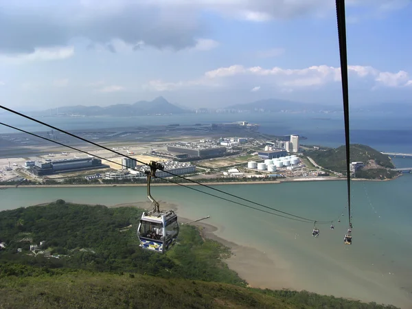 Cable car in Lantau, Hong Kong — Stock Photo, Image