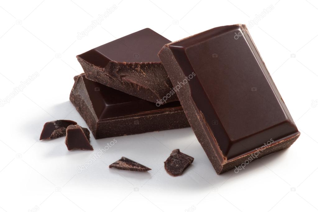 Three pieces of Chocolate