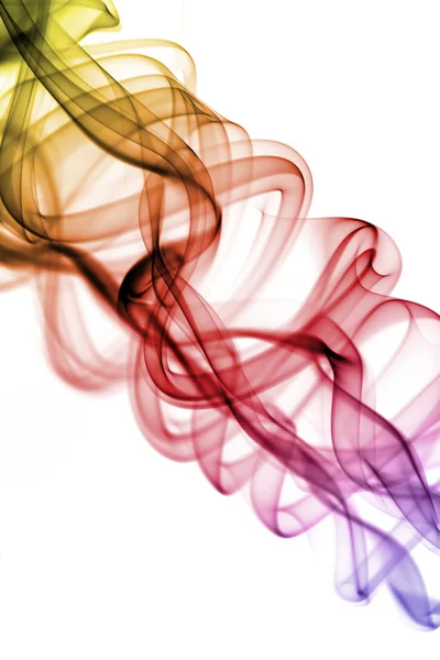 Цветной дымовой фон — стоковое фото