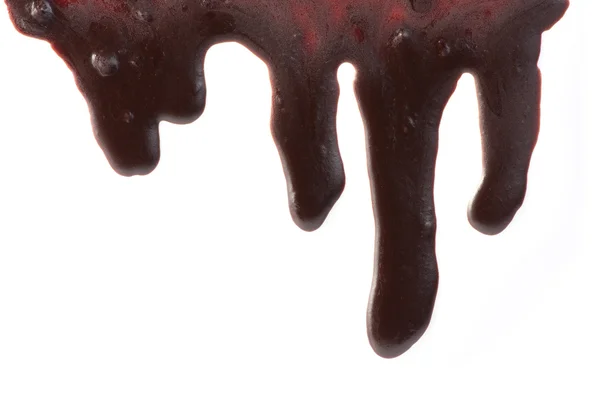 Droppande choklad — Stockfoto
