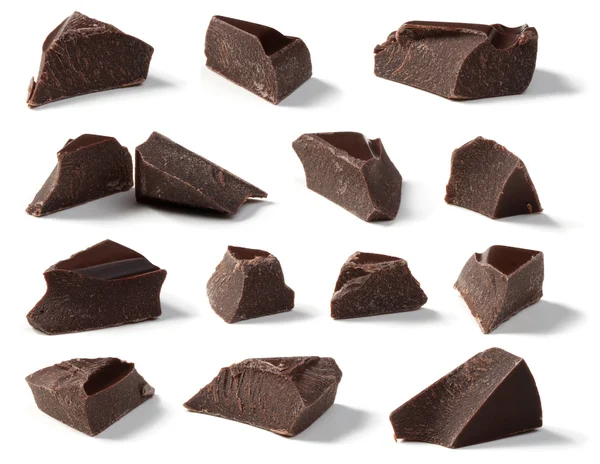 ダークチョコレートの塊 — ストック写真