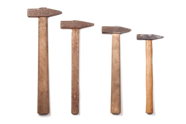 Cuatro martillo usado —  Fotos de Stock