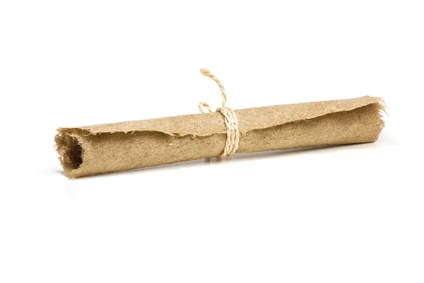 Hemp paper scroll — Stock Photo, Image