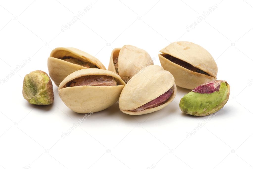 Heap of pistachios