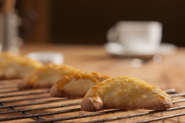 Pasty on a rack — Stock Photo, Image