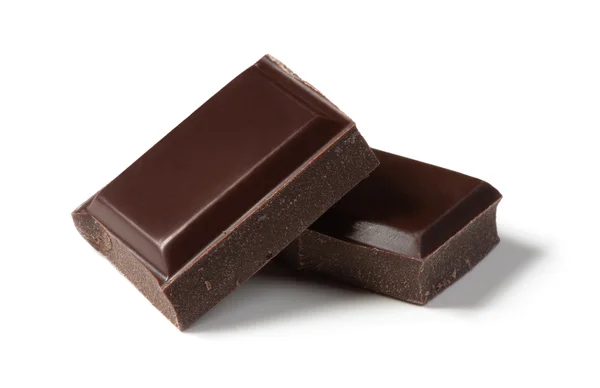 チョコレートの 2 つの部分 — ストック写真