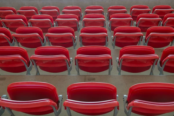 Rows of empty seats — Stock Photo, Image