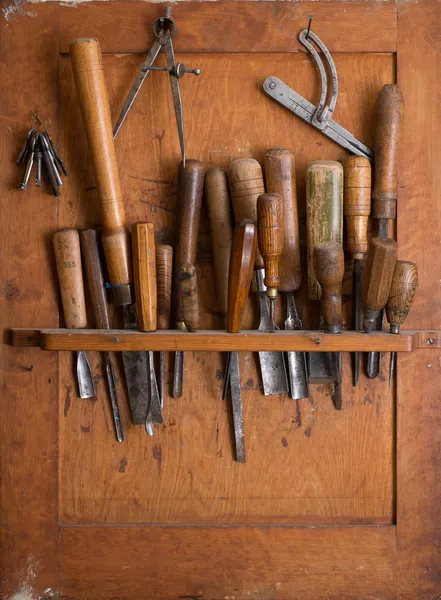 Dřevoobráběcí nástroje — Stock fotografie