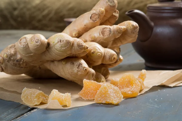 Candied ginger — Stock Photo, Image