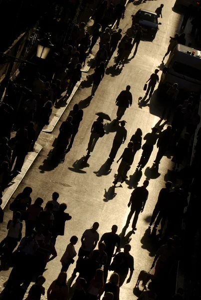 Calle abarrotada — Foto de Stock