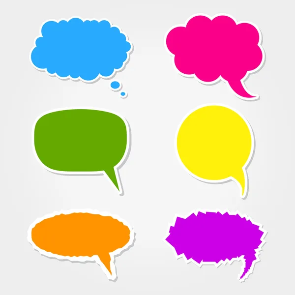 Speech bubbles — Stock Vector