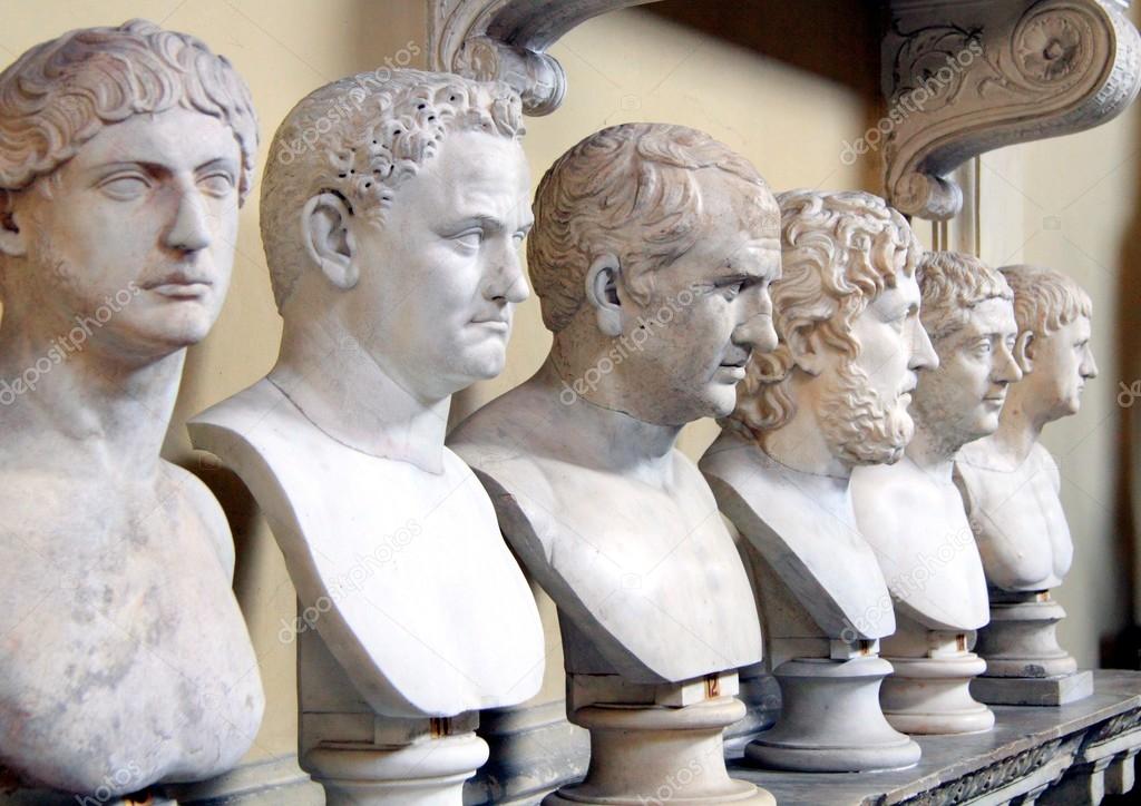 Busts in the Vatican