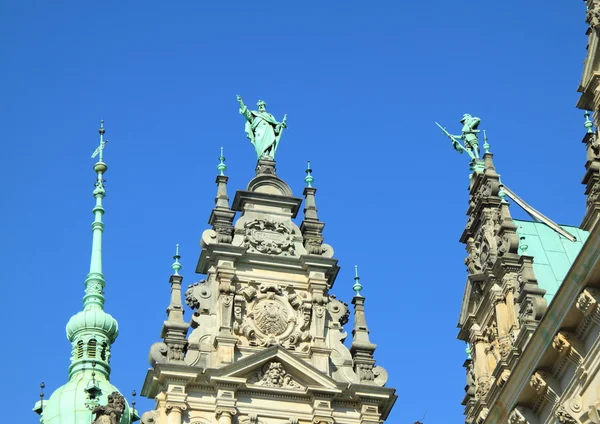 Hamburger Rathaus — Stockfoto