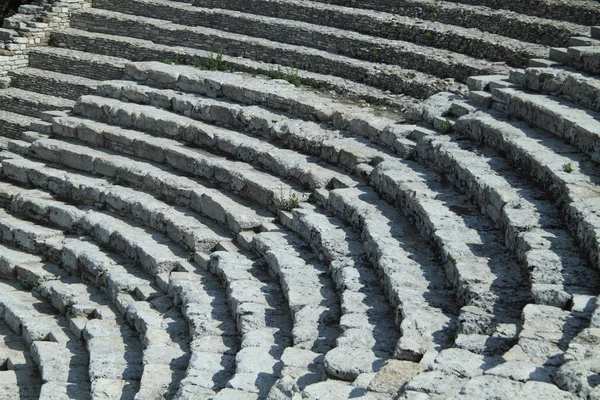 L'anfiteatro di Segesta — Foto Stock