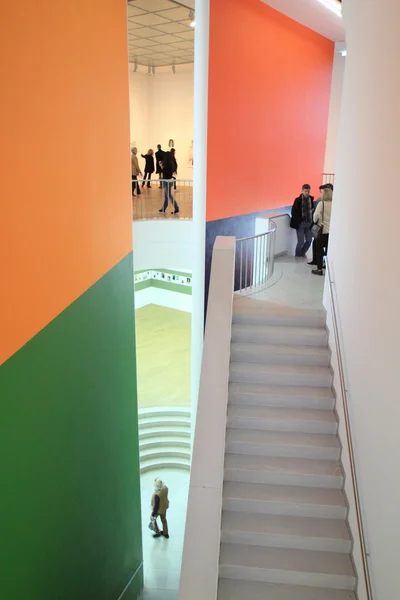 Музей современного искусства во Франкфурте — стоковое фото
