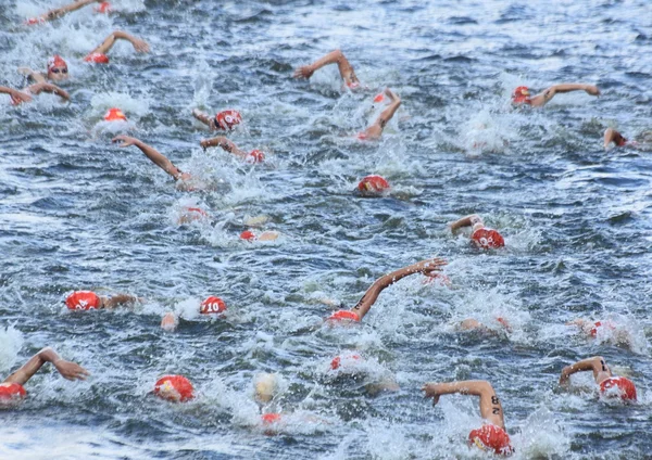 Dextro Energy World Triathlon Hamburgo — Fotografia de Stock