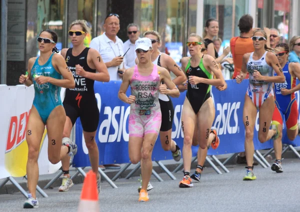 Świat dextro energy triathlon hamburg — Zdjęcie stockowe