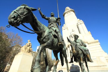 cervantes Madrid Anıtı