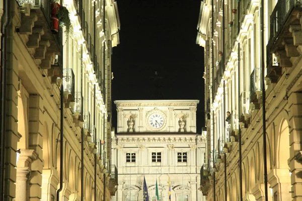 Turin night — Stock Photo, Image