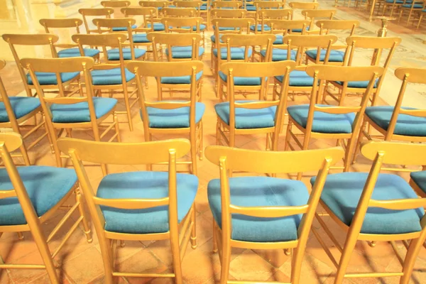 Le sedie dorate — Foto Stock