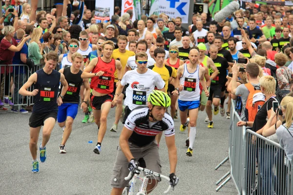 Urbanathlon Hamburg 2013 — стоковое фото