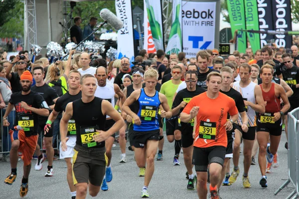 Urbanathlon Hamburg 2013 — стоковое фото