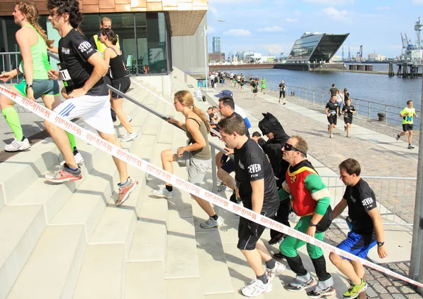 Urbanathlon Hamburg 2013 Stockfoto