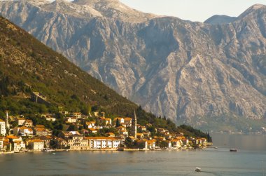 Perast üzerinde kotor Körfezi, Karadağ