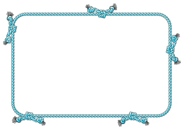 Мотузка з вузлами — стоковий вектор