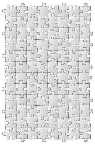 지그재그로 만든 퍼즐 — 스톡 벡터