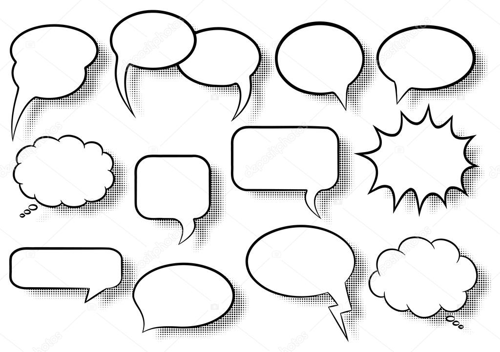 speech bubbles