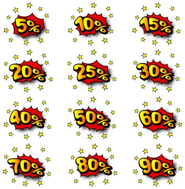 yüzde komik etiketleri