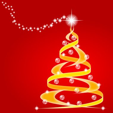 Yıldızlı Noel ağacı