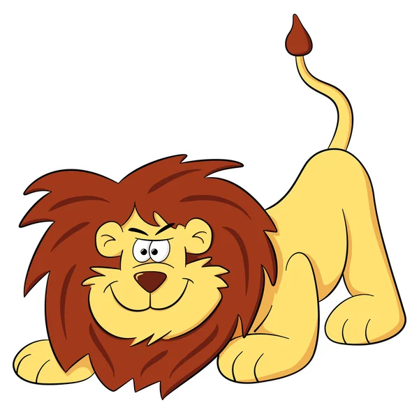 Lion cartoon — Stock Vector