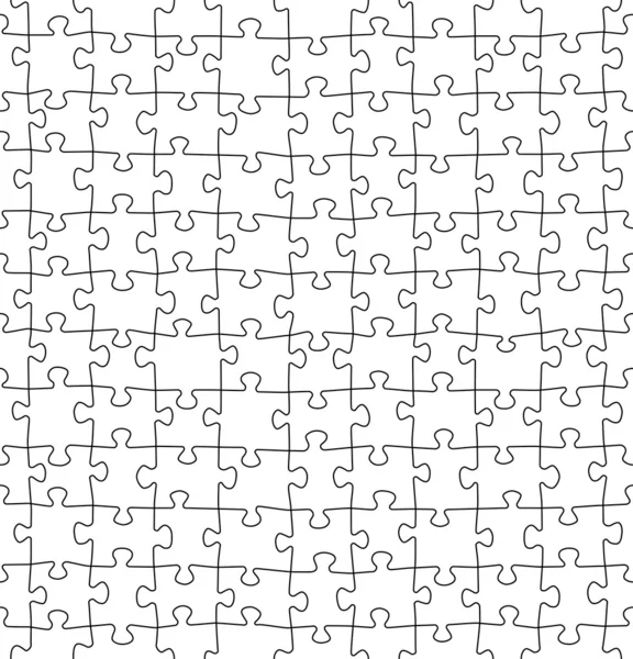 Naadloze puzzel patroon — Stockvector