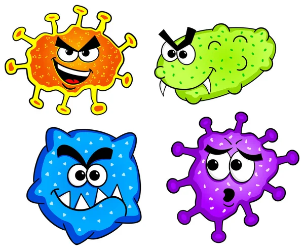 Wild viruses — Stock Vector