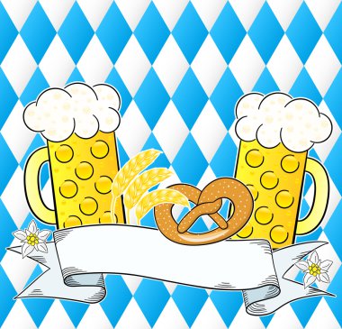 Oktoberfest arka plan kopya alanı ile
