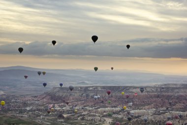 Kapadokya 'da sıcak hava balonları