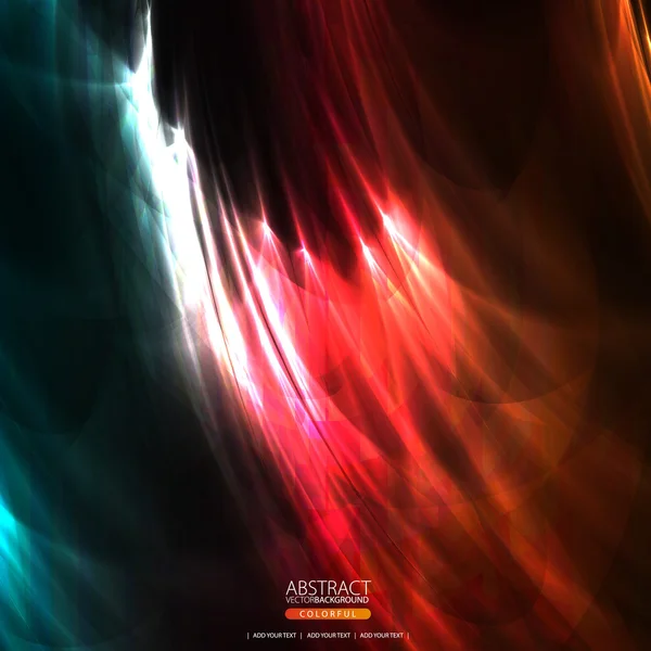 Abstrakt bakgrund med ljus och reflexer — Stock vektor