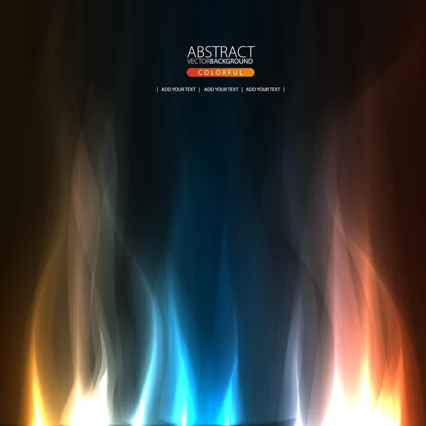 Abstracte vlam achtergrond — Stockvector