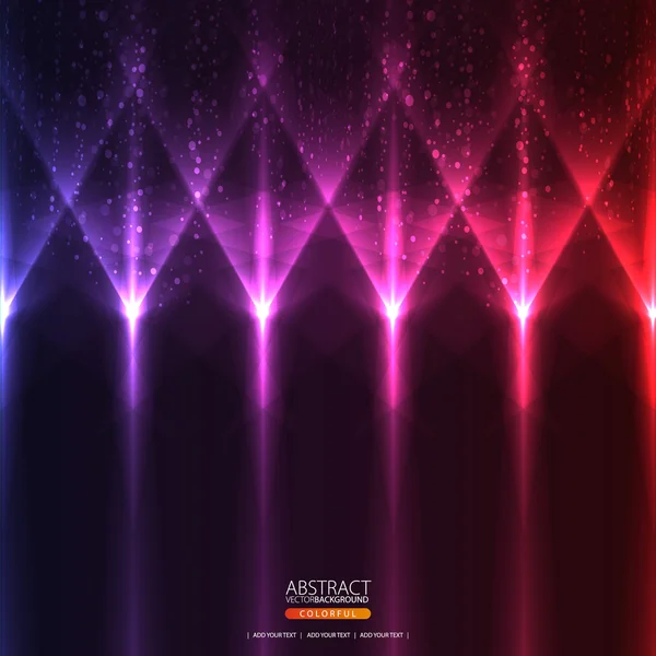 Abstract background with lights — Stock Vector
