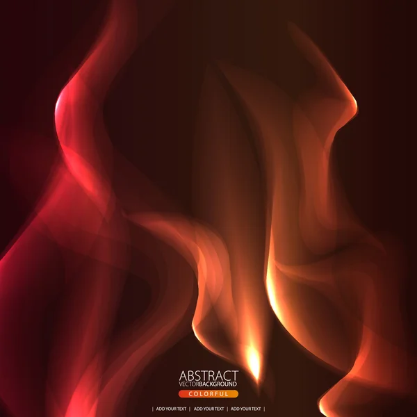 炎のベクトルの背景 — ストックベクタ