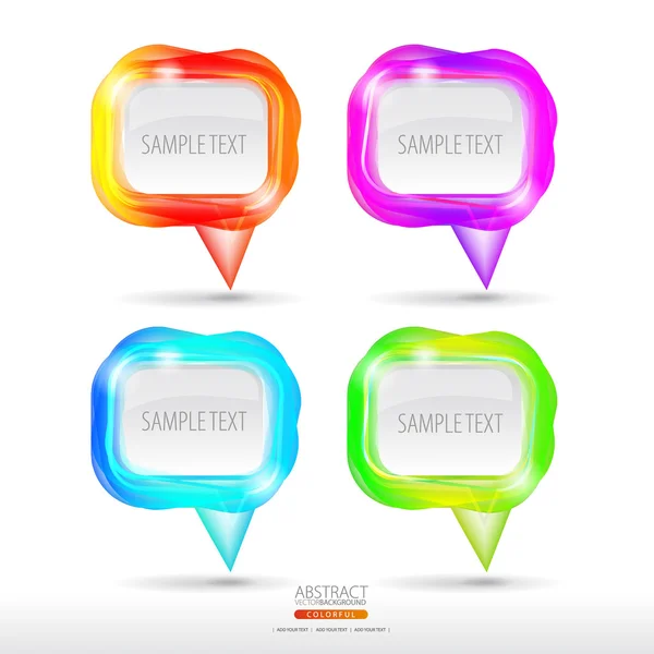 Speech bubbles — Stock Vector