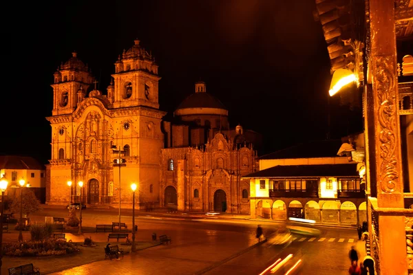 Plaza de armas w cusco, peru — Zdjęcie stockowe