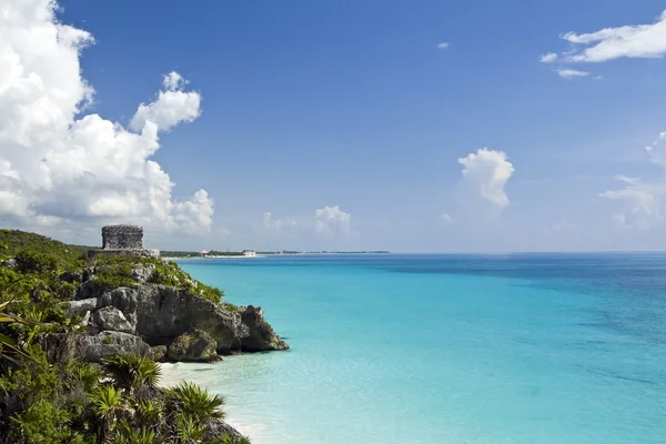 Tulum harabeleri Meksika 'da — Stok fotoğraf