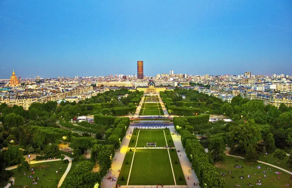 Champs de mars από τον πύργο του Άιφελ — Φωτογραφία Αρχείου