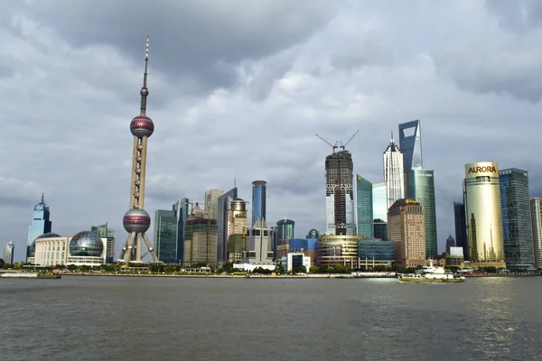 Pudong distrikt, Shanghai, Kina - Stock-foto