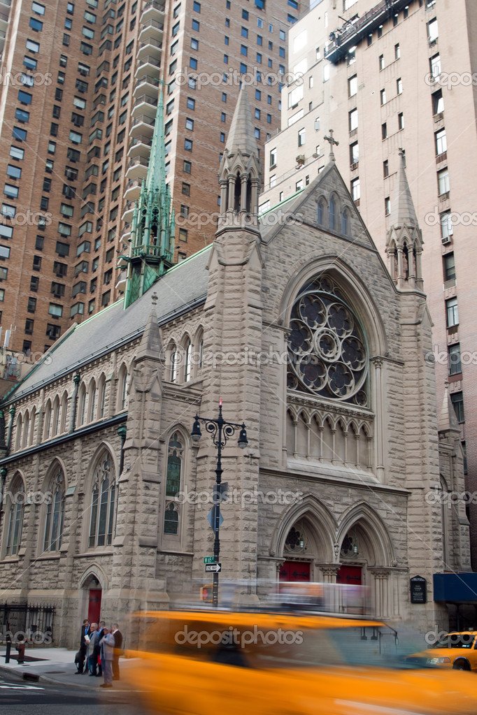 Holy Trinity Lutheran Church New York City — Stock Photo